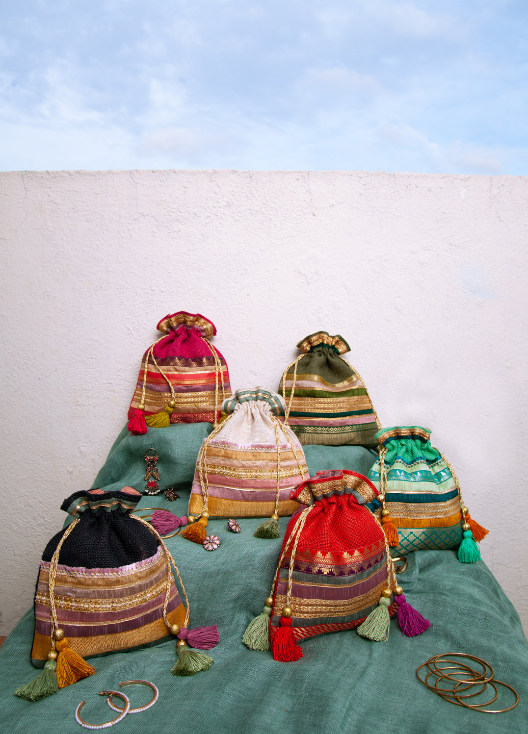Supreme potli bag Design by The Purple Sack at Modvey | Modvey