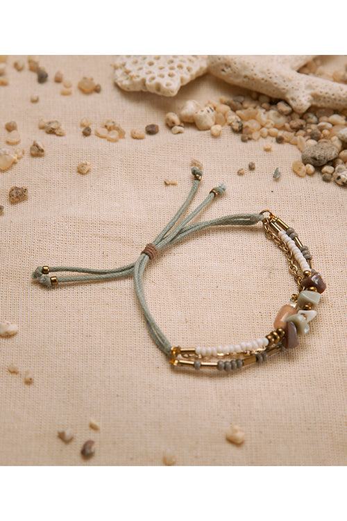 3 Stone Rainbow Solar Agate Bracelets – Adore By Priyanka