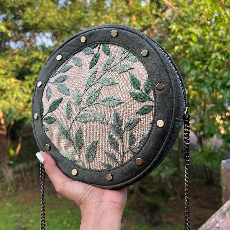 Buy Round Sling Bags online at Best Price Dhaaga Life